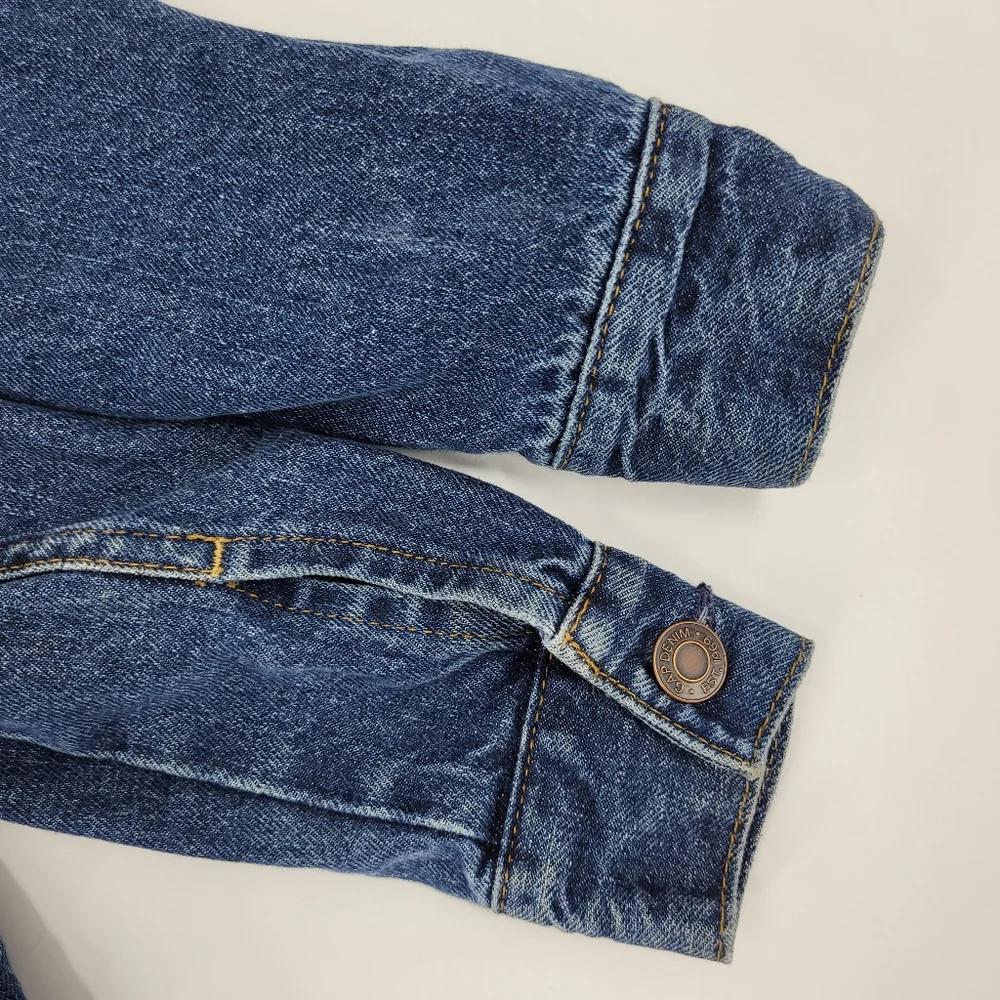 Gap Denim Jacket Kids Size XS 4/5 Blue Jean Classic Trucker Cotton Unisex